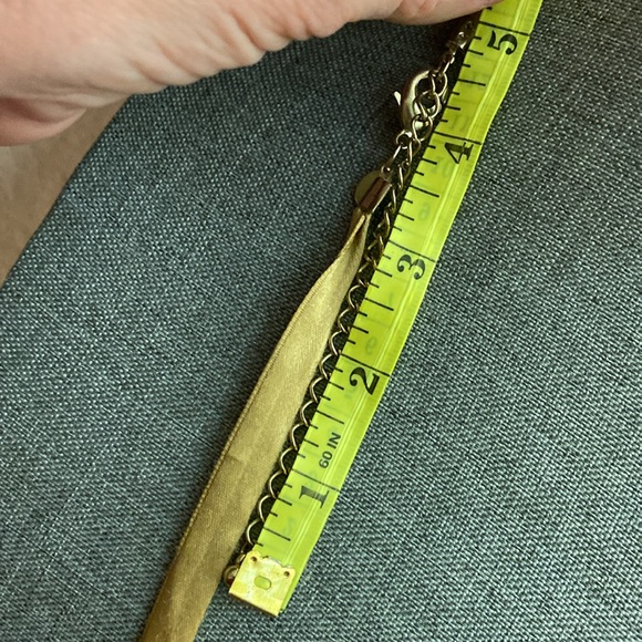 Vintage 90s Ceramic Glass & Lucite Statement Necklace - Picture 6 of 11